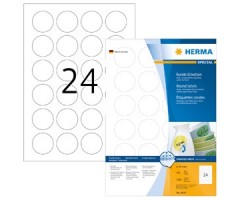 Eemaldatavad etiketid Herma - ringid, Ø 40mm, 100 lehte